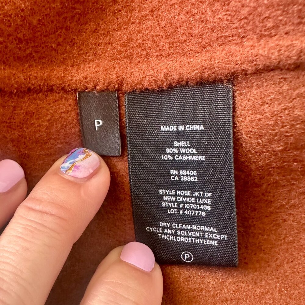 Theory Wool-Cashmere Robe Jacket - Picture 8 of 8